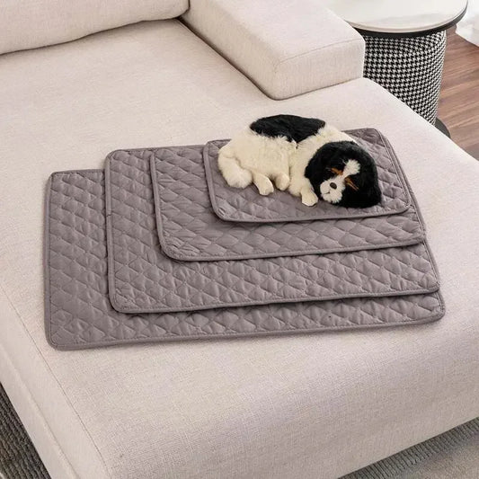 Waterproof Pet Bed Mat – Reusable Dog Diaper Cover & Sofa Protector Blanket