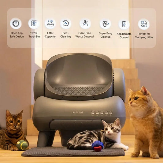 Neakasa M1 Smart Automatic Cat Litter Box – Large Capacity, Low Noise, App-Controlled Self-Cleaning