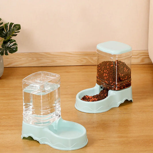 Automatic Pet Feeder & Water Dispenser – 3.8L Large Capacity Food & Water Combo for Cats and Dogs