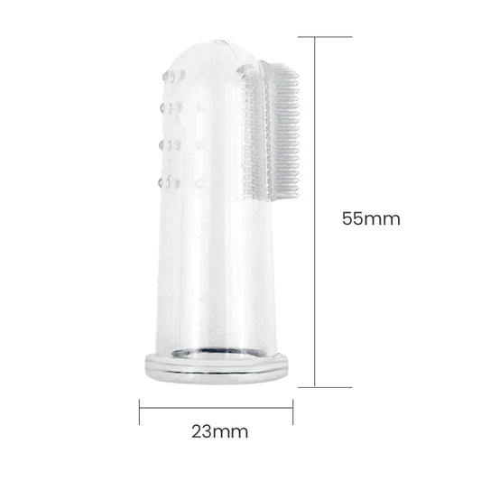 Silicone Finger Toothbrush for Dogs & Cats – Gentle Dental Cleaning Tool